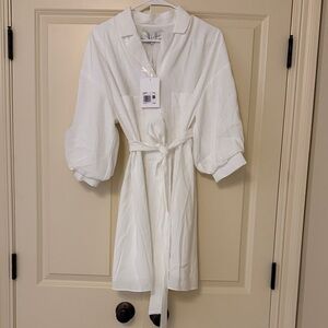 Endless Rose white Belted Dress